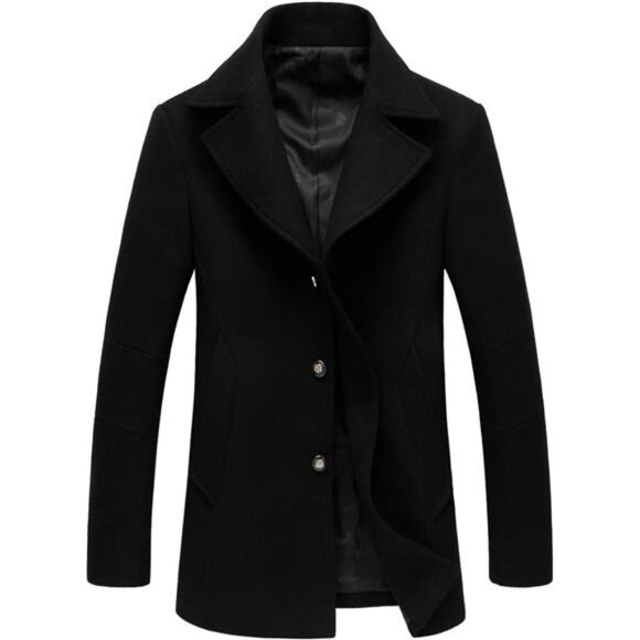 Other - Men's Classic Double Breasted Coat Black